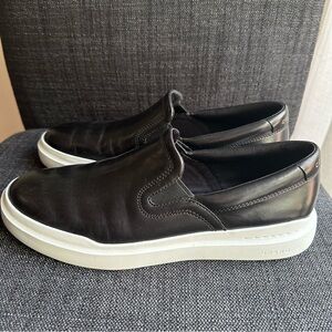 Cole Hahn Grand Pro Rally Slip-On Loafers Black Leather Size 8.5 Men’s